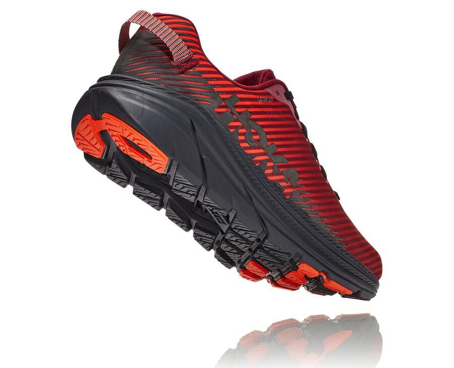 Hoka One One Rincon 2 Löparskor Herr - Röda - LTAOQ-9570